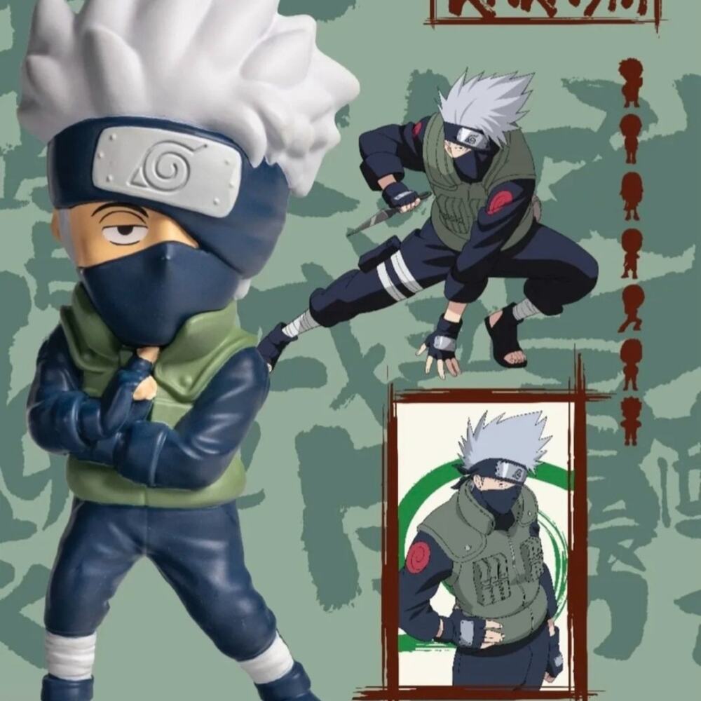 NARUTO X BURGER KING Kids Meal Toy Kakashi SEALED
